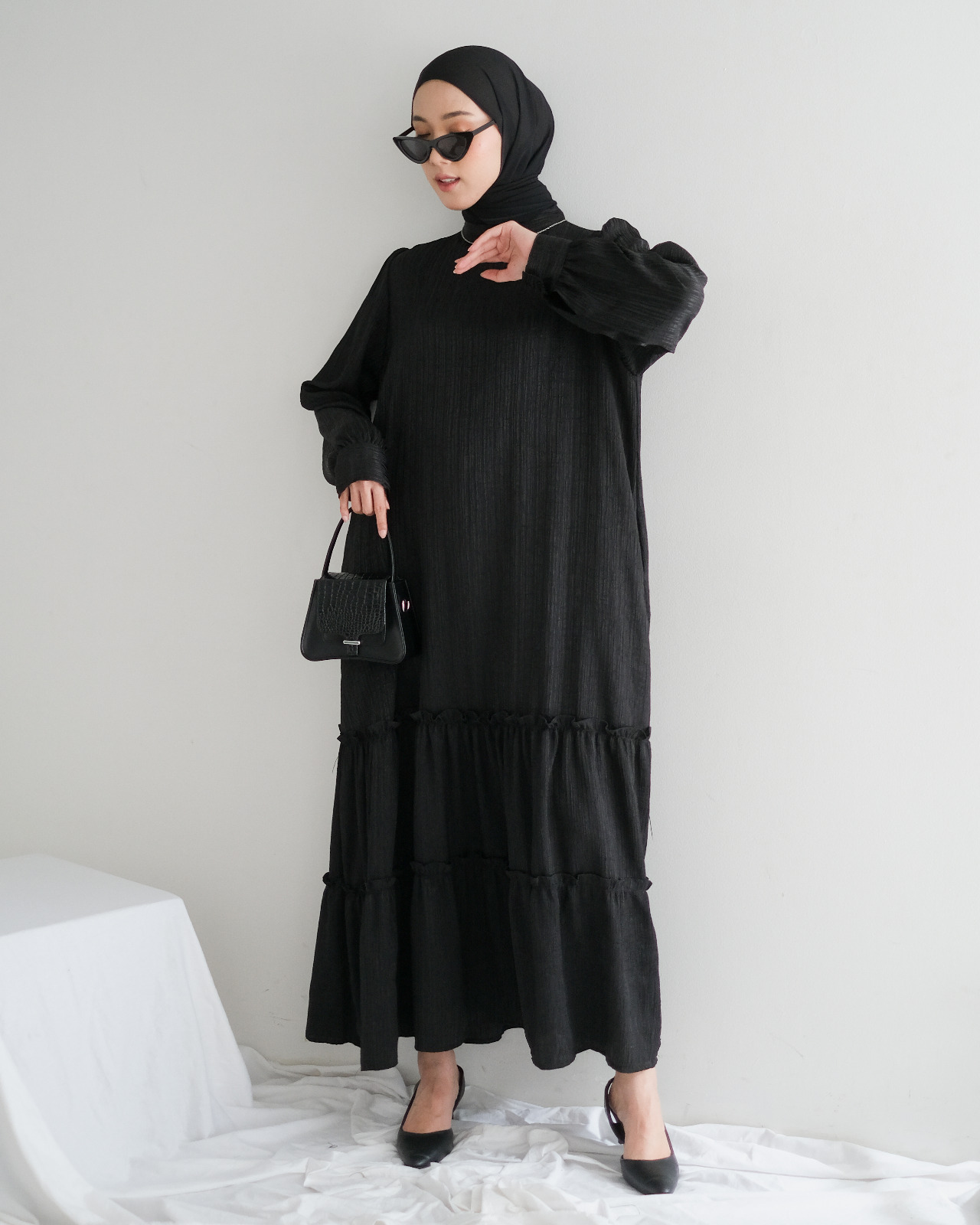 Larisya Maxi Dress Kode 80220 Black