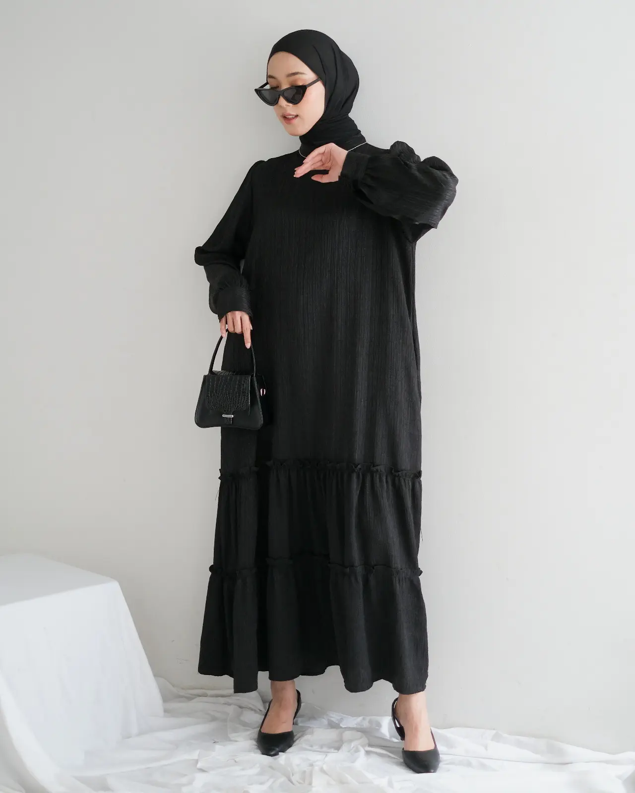 Larisya Maxi Dress Kode 80220 Black