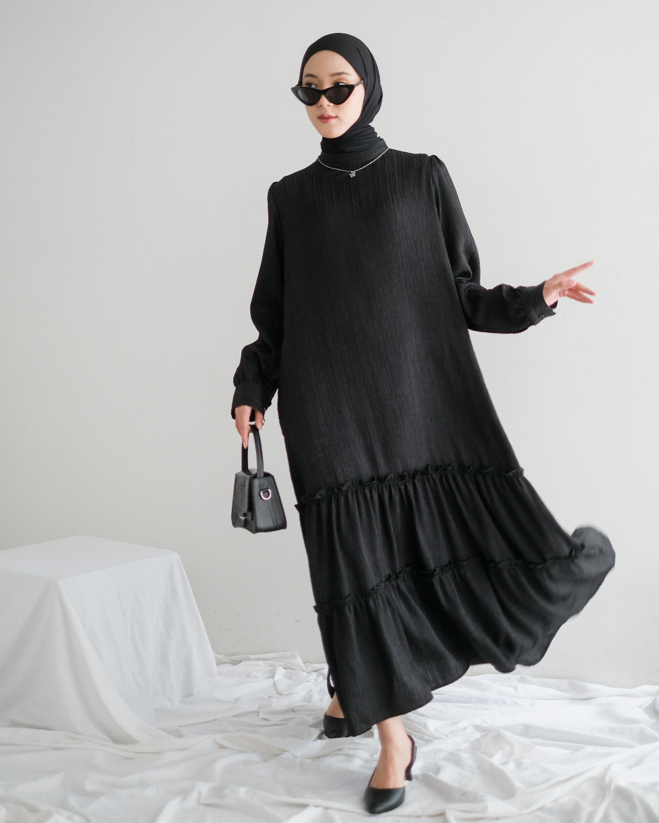 Larisya Maxi Dress Kode 80220 Black - Image 3