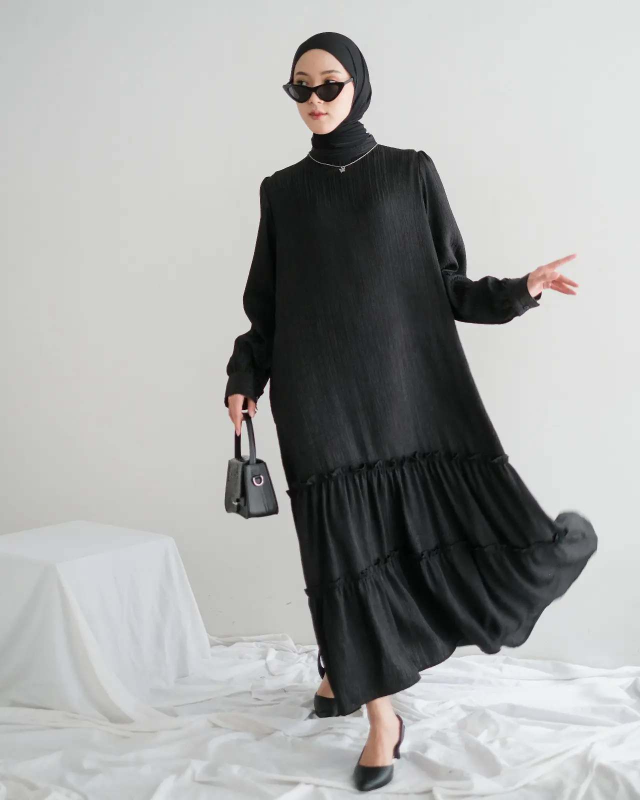 Larisya Maxi Dress Kode 80220 Black - Image 3