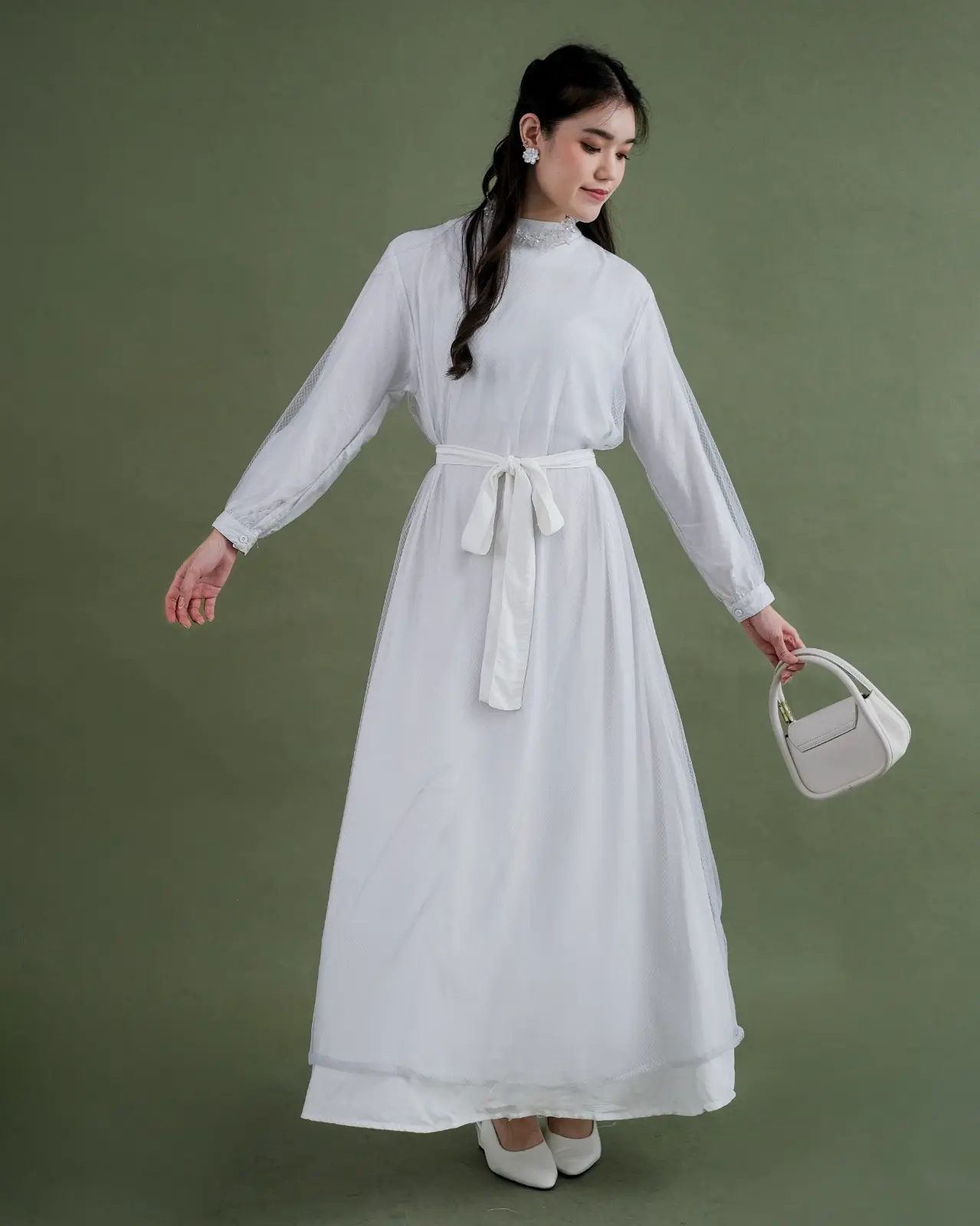 Liora Longdress Broken White