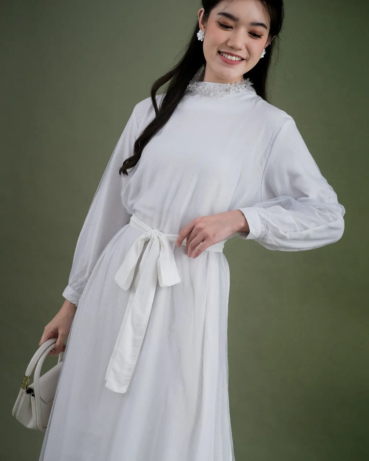 Liora Longdress Broken White - Image 2