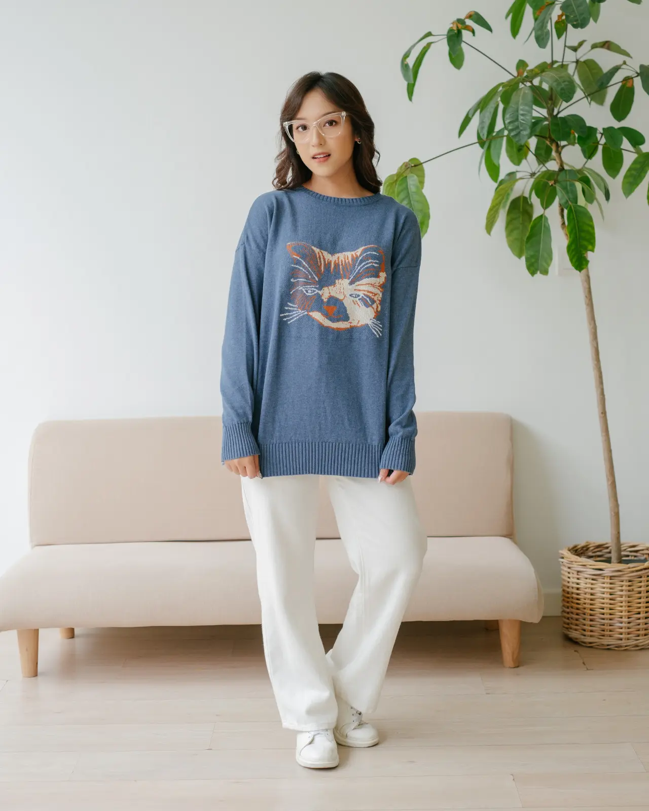 Mao Sweater Blue - Image 2