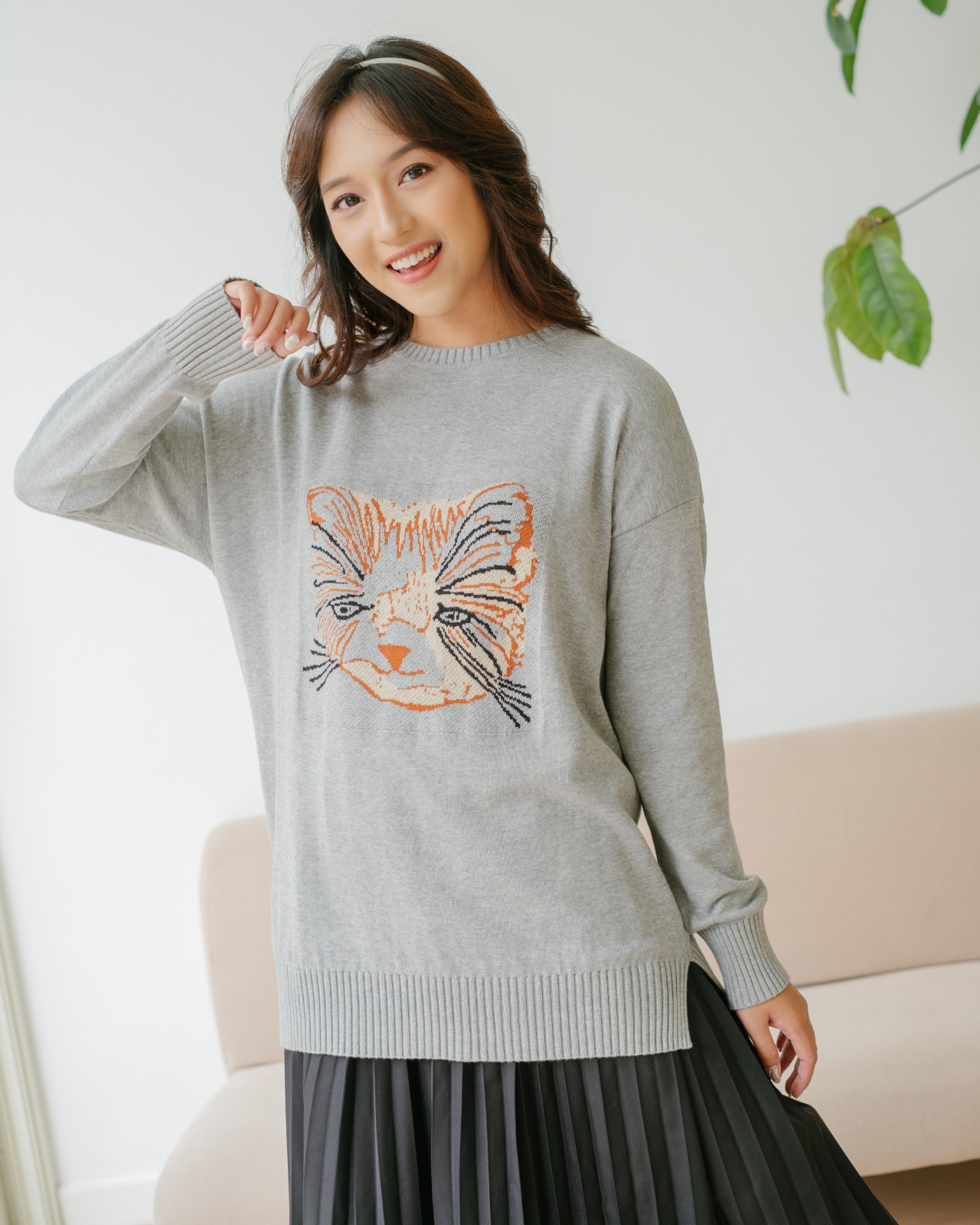 Mao Sweater Grey