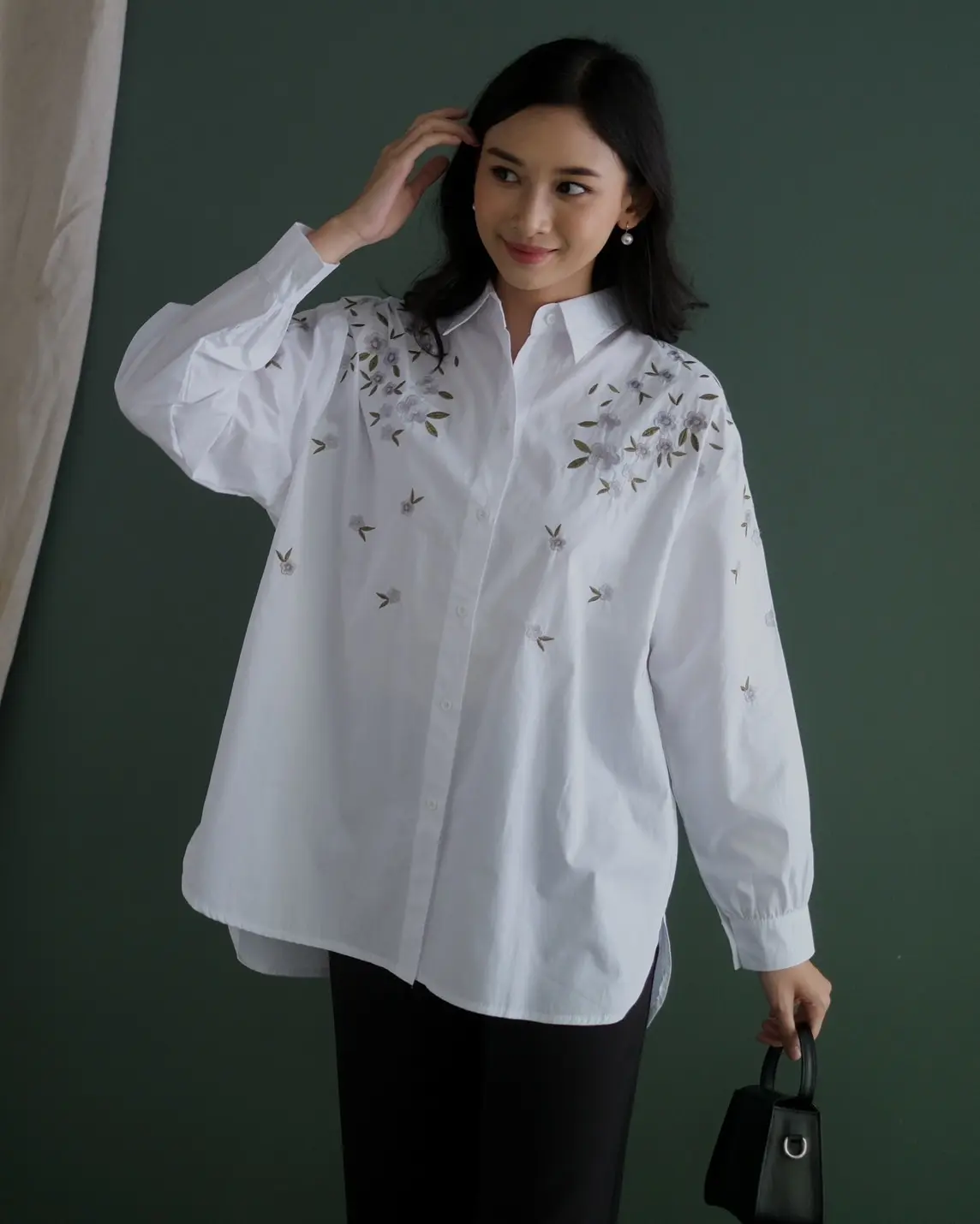Milena Shirt Kode 70495 Broken White - Image 2
