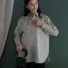 Milena Shirt Kode 70495 Sage Green - Image 3