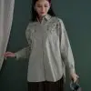 Milena Shirt Kode 70495 Sage Green - Image 2