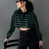 Morry Stripe Longsleeve Green-Black - Image 2