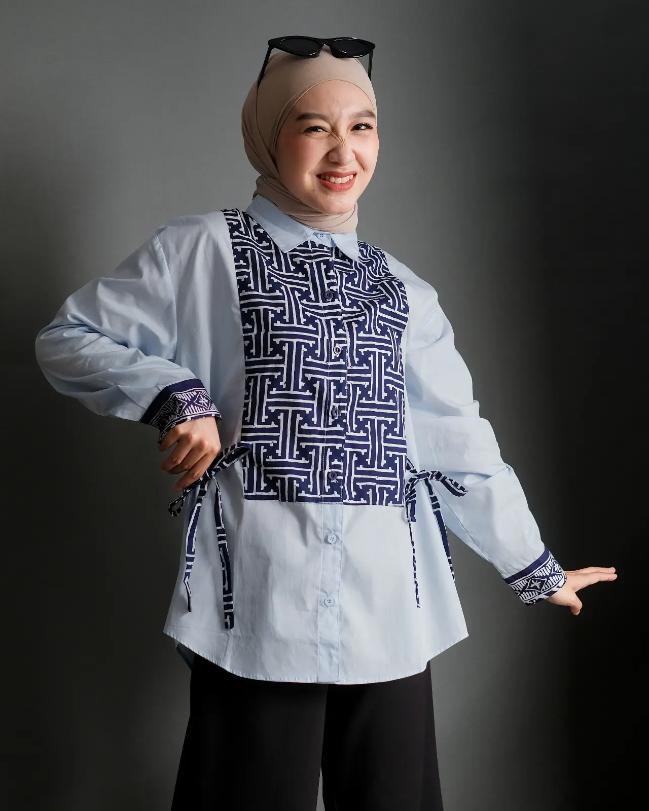 Obelia Shirt Kode 3875 Blue - Image 2