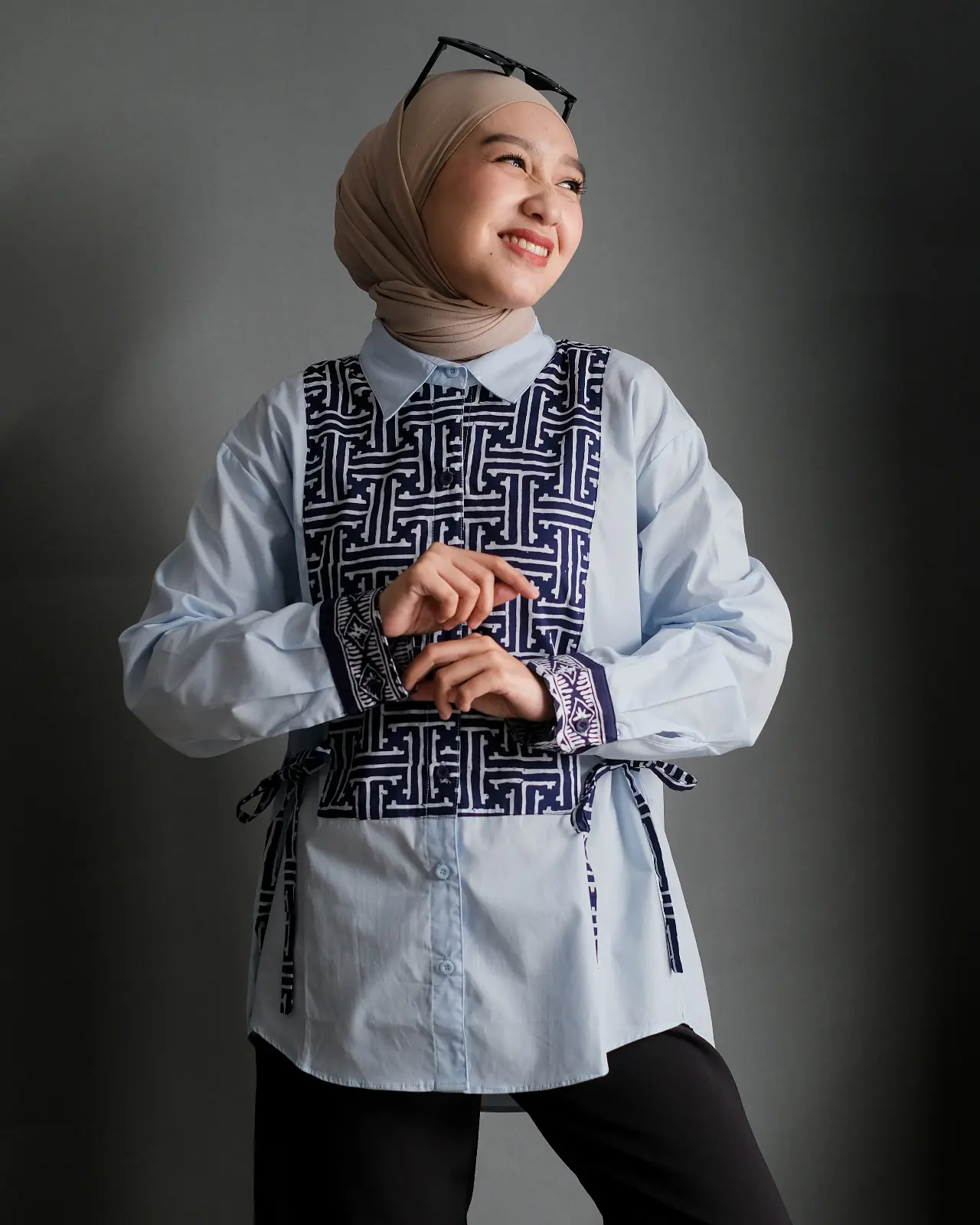 Obelia Shirt Kode 3875 Blue - Image 3