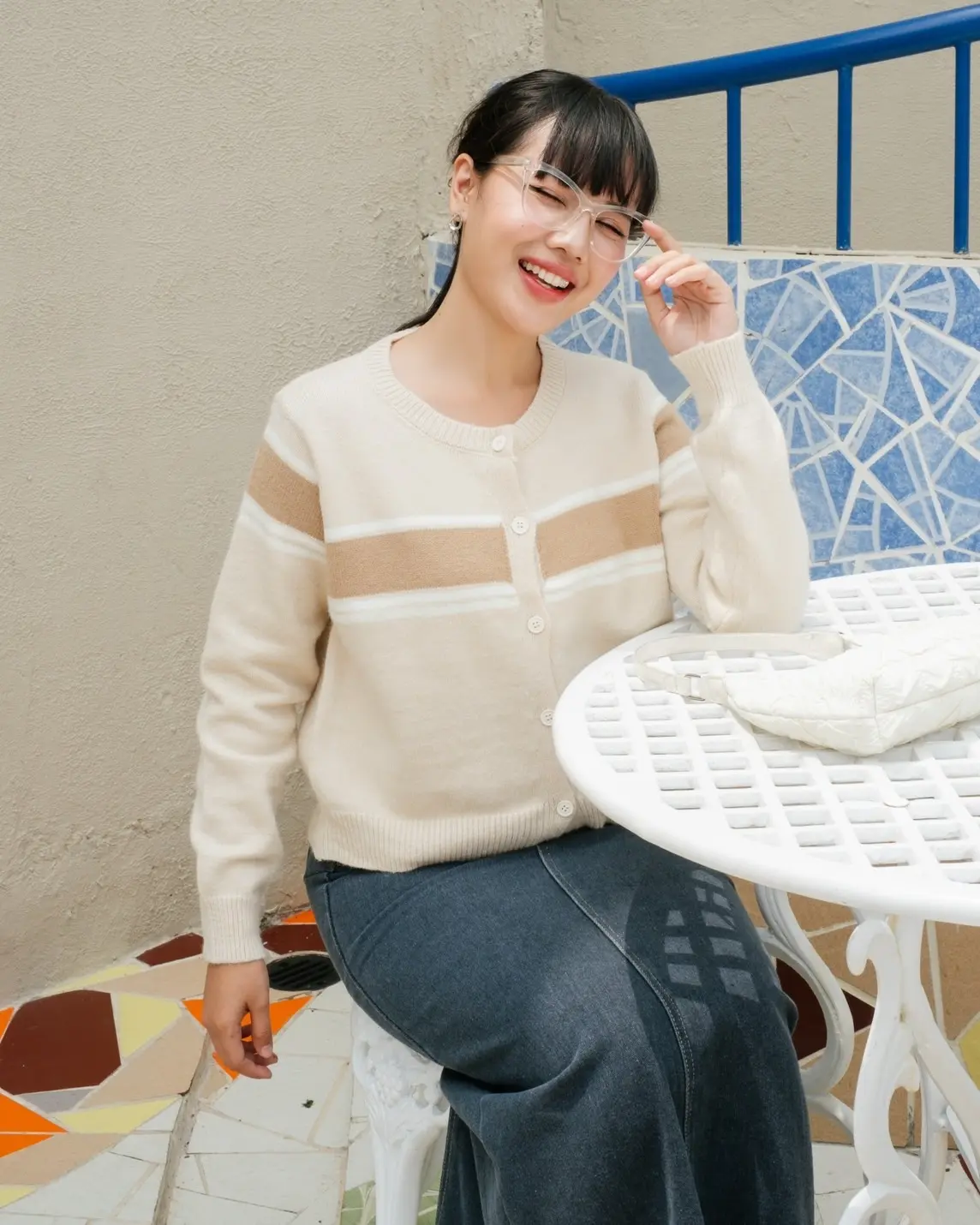Oriwa Cardi Kode 232 Cream