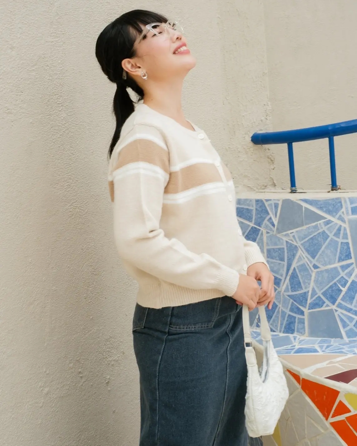 Oriwa Cardi Kode 232 Cream - Image 3