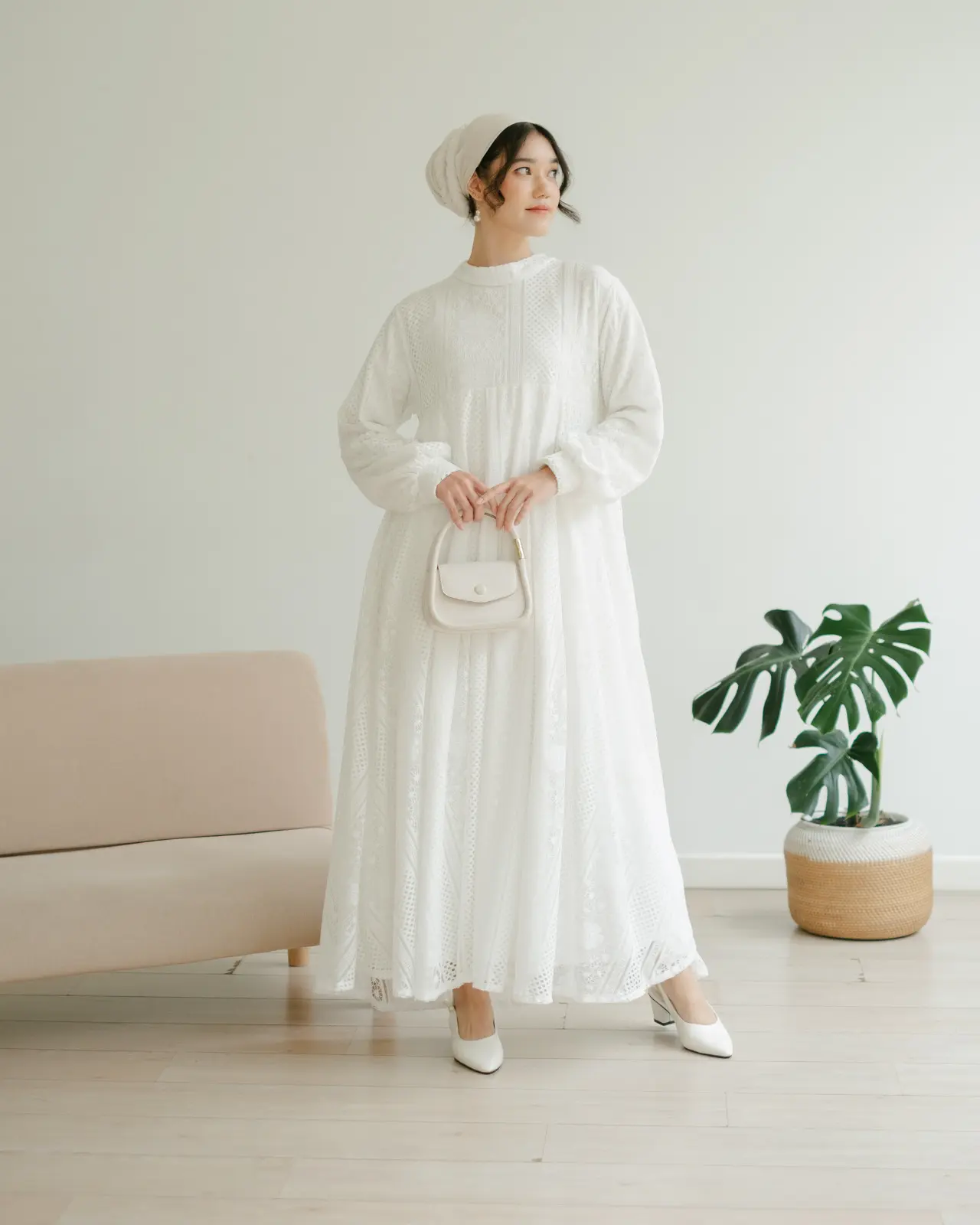 Orlina Maxi Dress Broken White