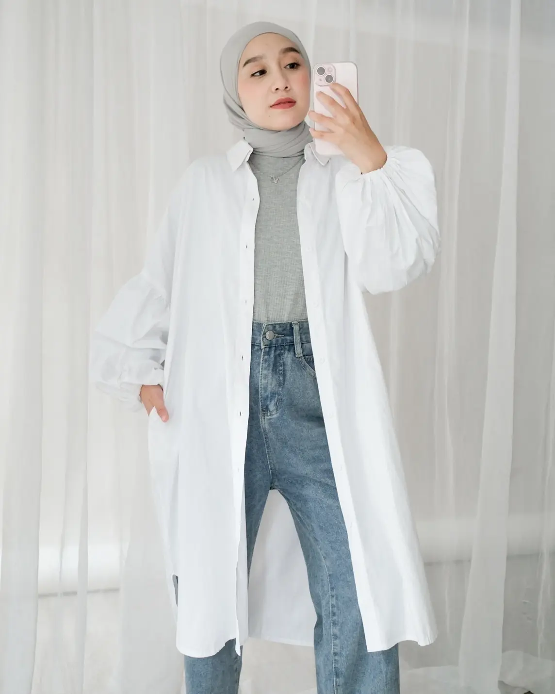 Osana Tunic Kode 80151 Broken White - Image 4