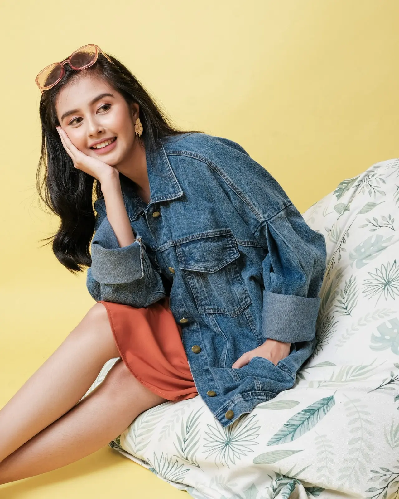 Palemo Denim Jacket Kode 2828A Dark Blue - Image 3