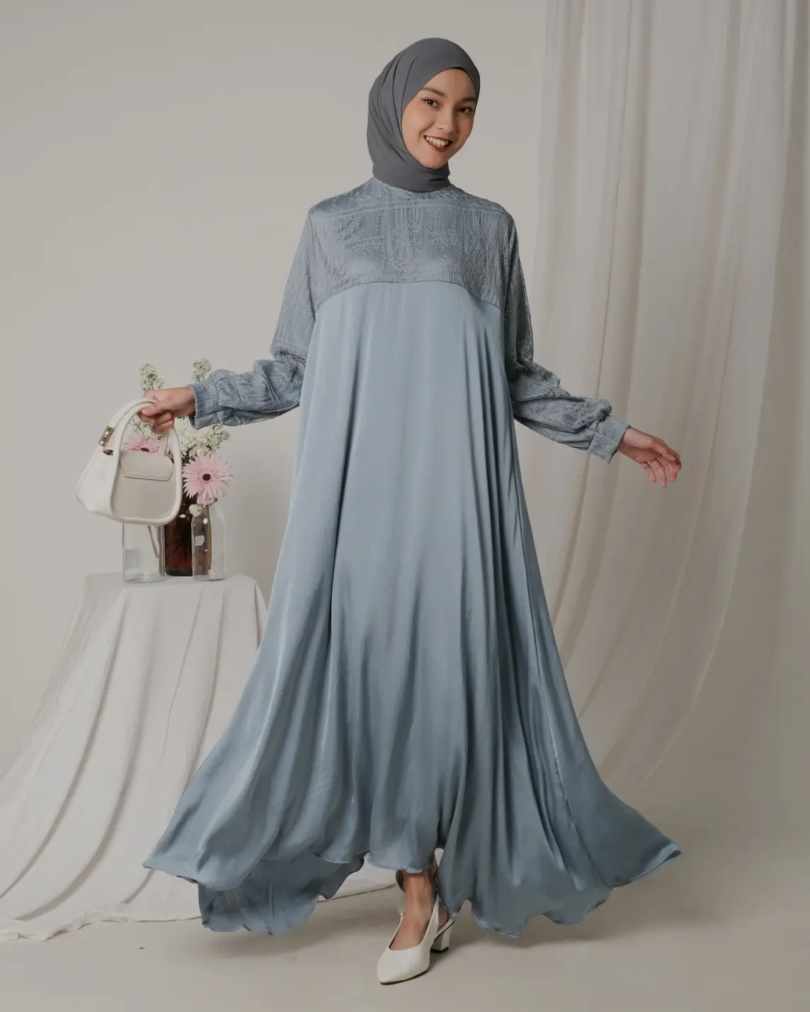Quenisha Maxi Dress Blue