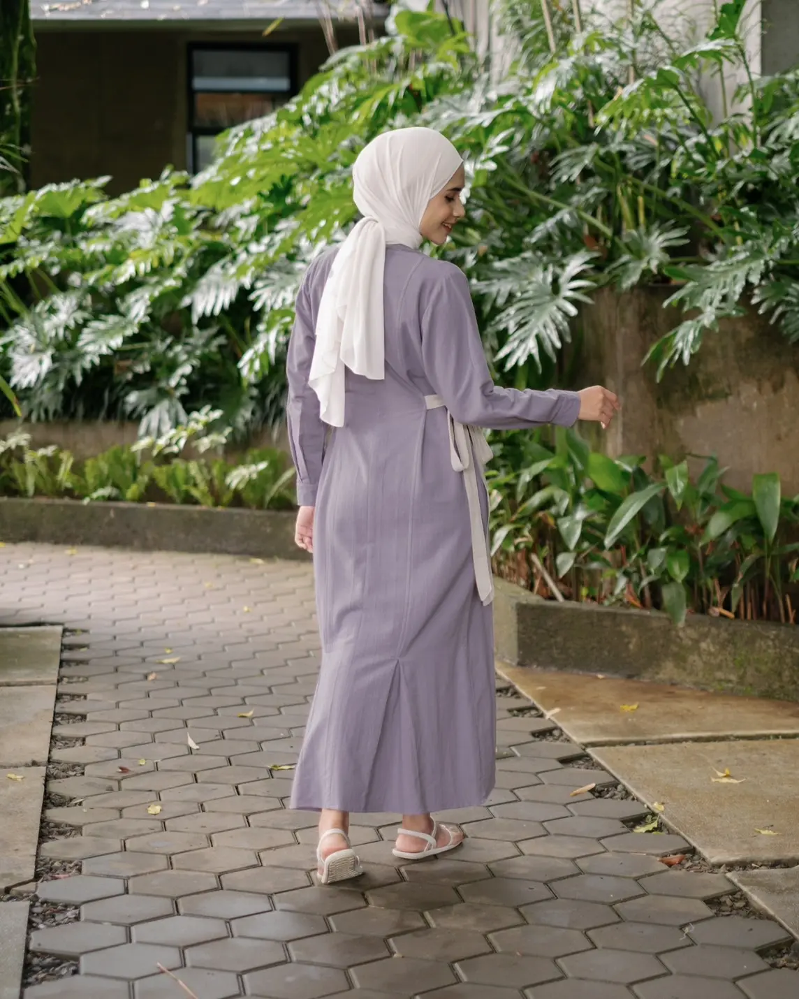 Refina Maxi Dress Purple - Image 3