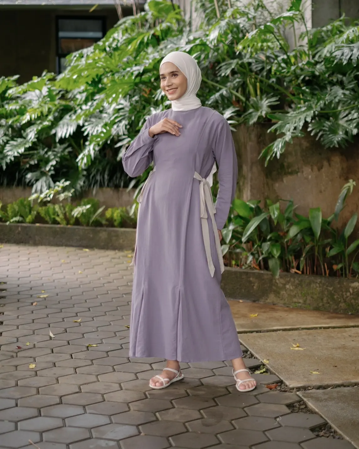Refina Maxi Dress Purple - Image 2