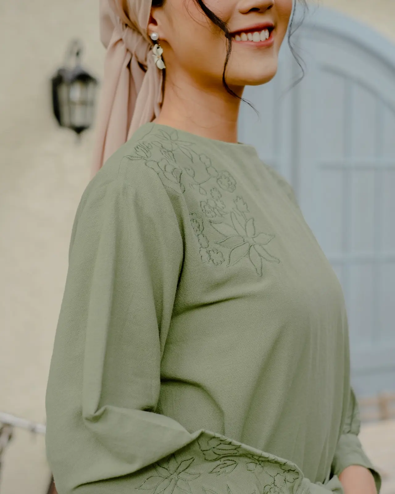 Salvana Maxi Dress Sage Green - Image 2