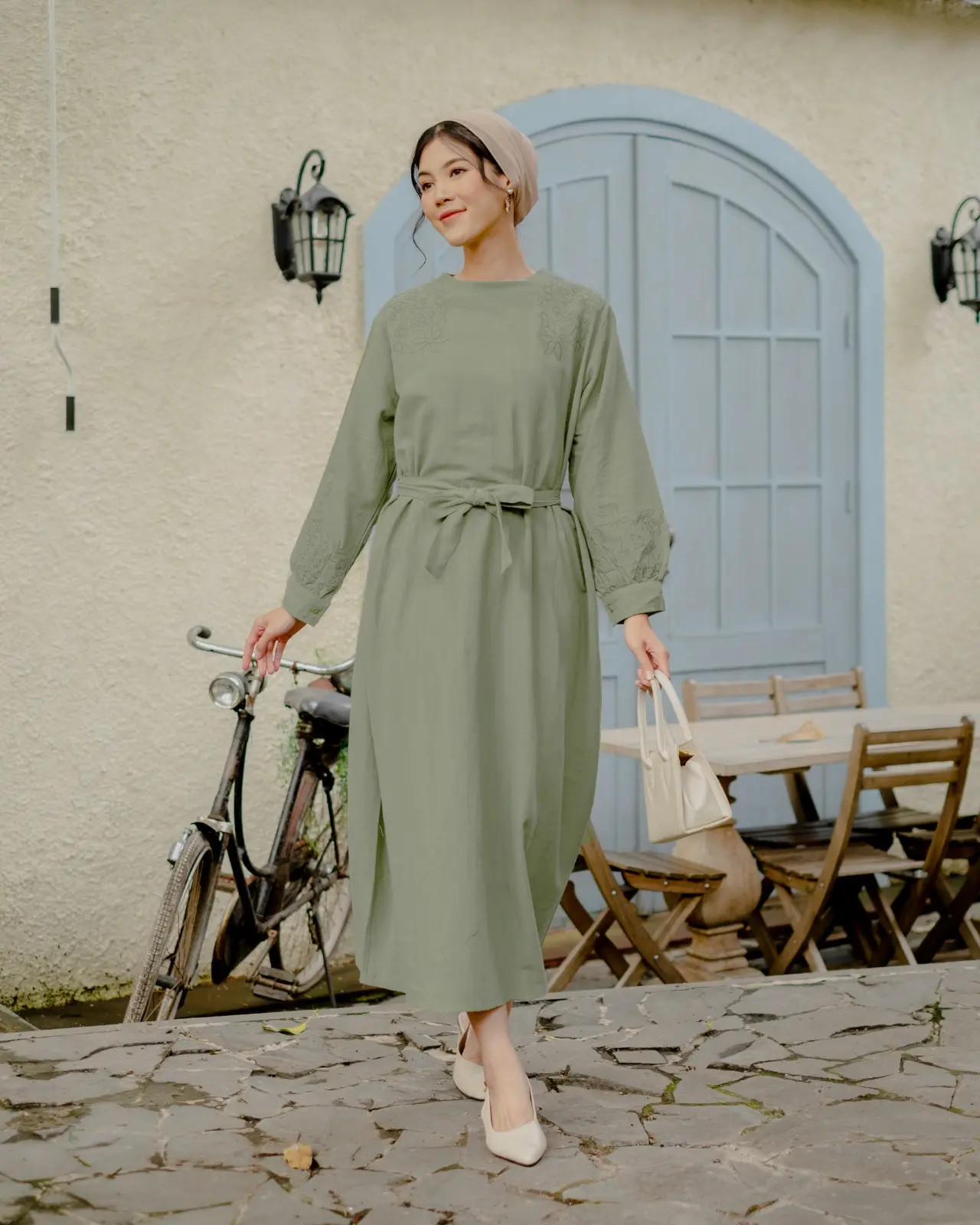 Salvana Maxi Dress Sage Green