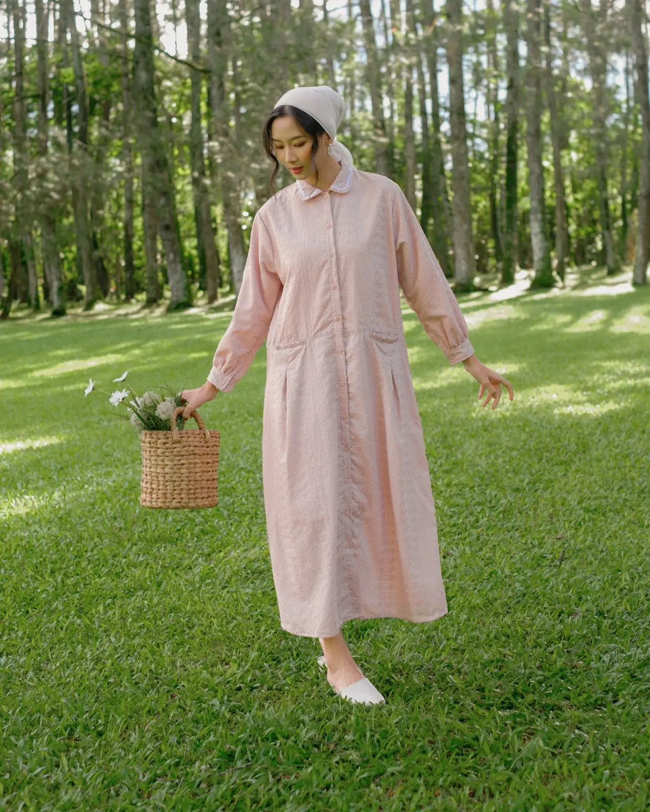 Samata Maxi Dress Pink - Image 2