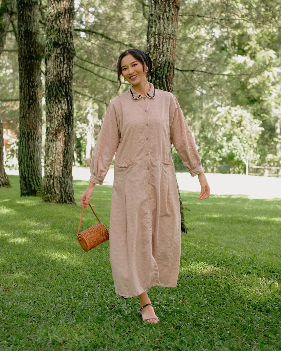 Samata Maxi Dress Khaki