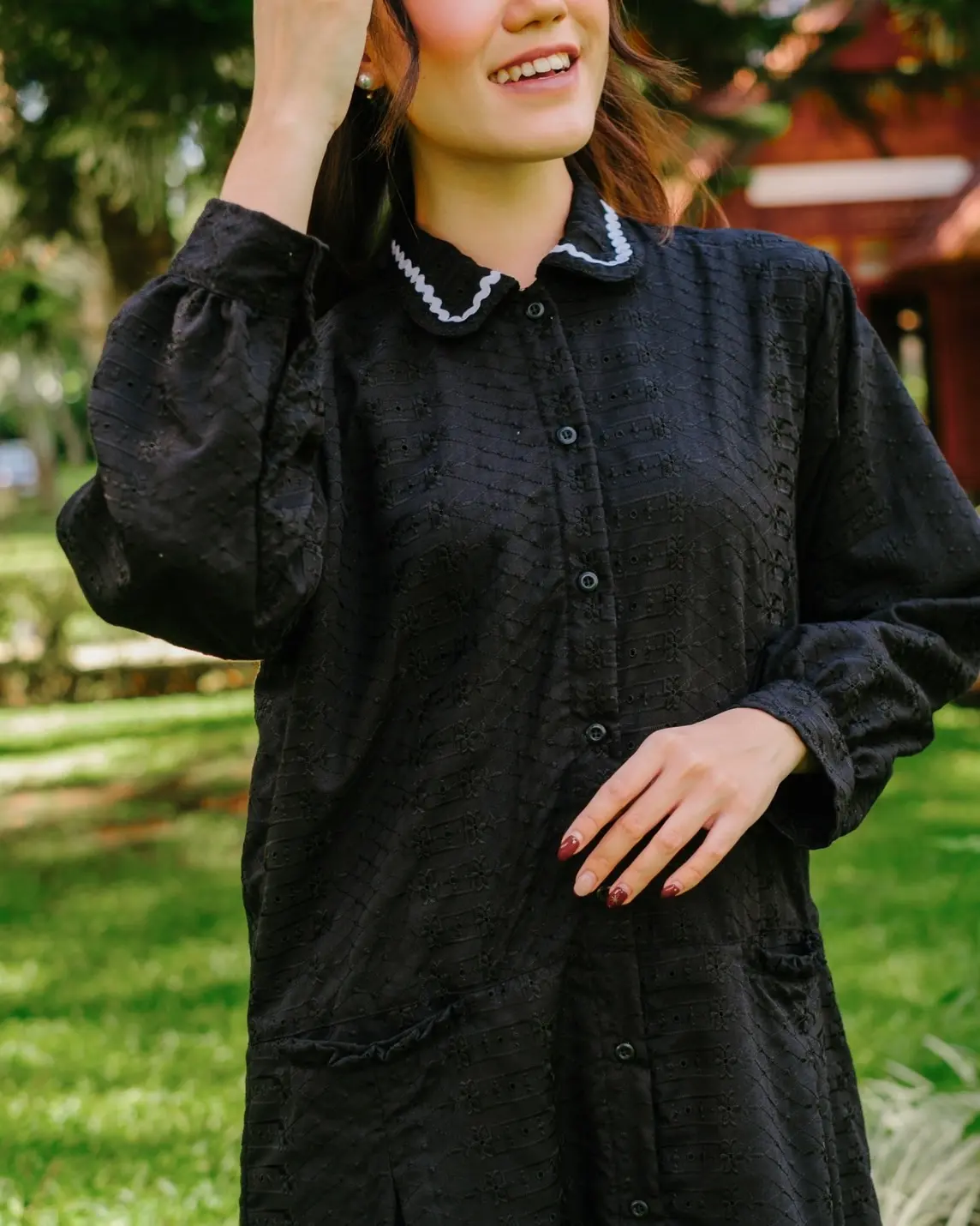 Samata Maxi Dress Black - Image 2