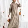 Samira Maxi Dress Khaki - Image 2