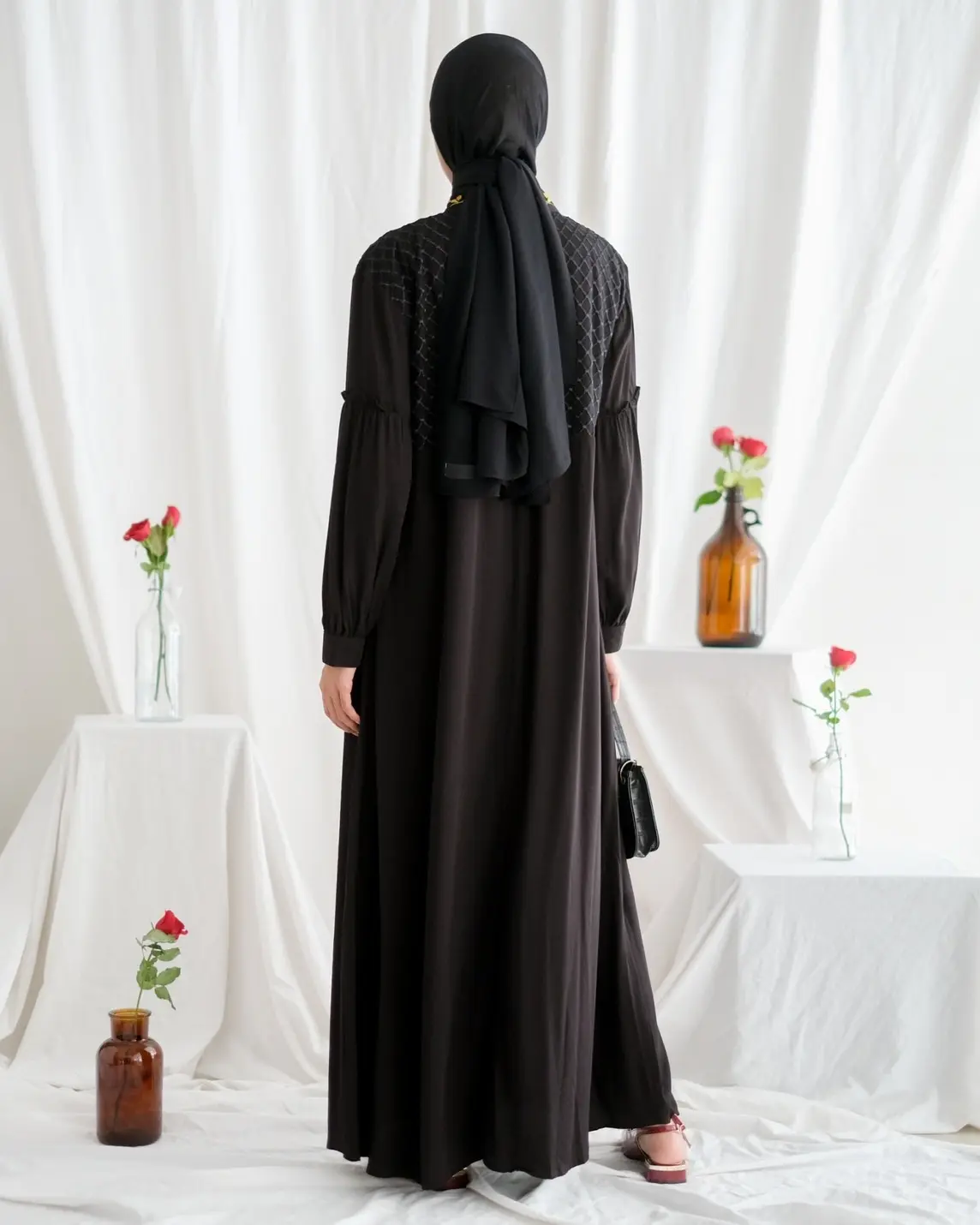 Samira Maxi Dress Black - Image 3