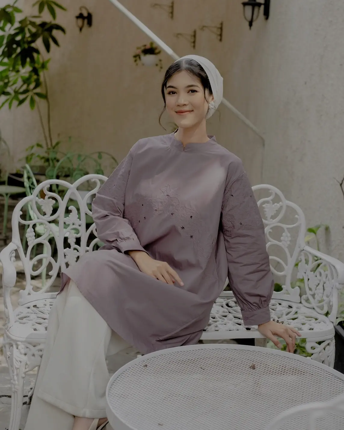 Shawvia Tunic Mauve - Image 2