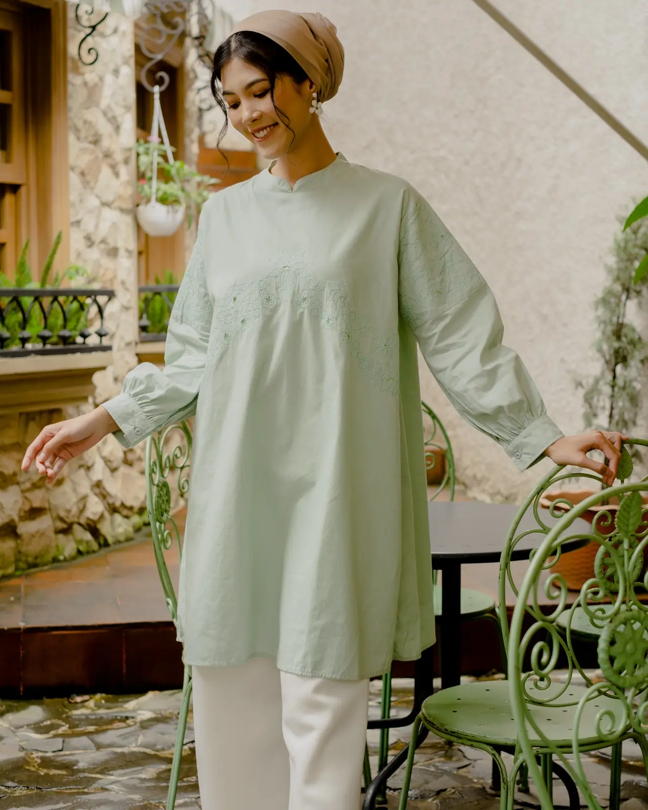 Shawvia Tunic Mint