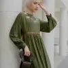 Sophia Maxi Dress Army - Image 3