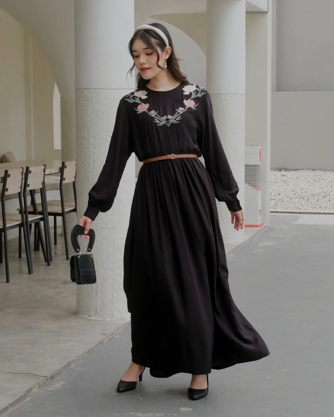 Sophia Maxi Dress Black