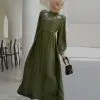 Sophia Maxi Dress Army - Image 2