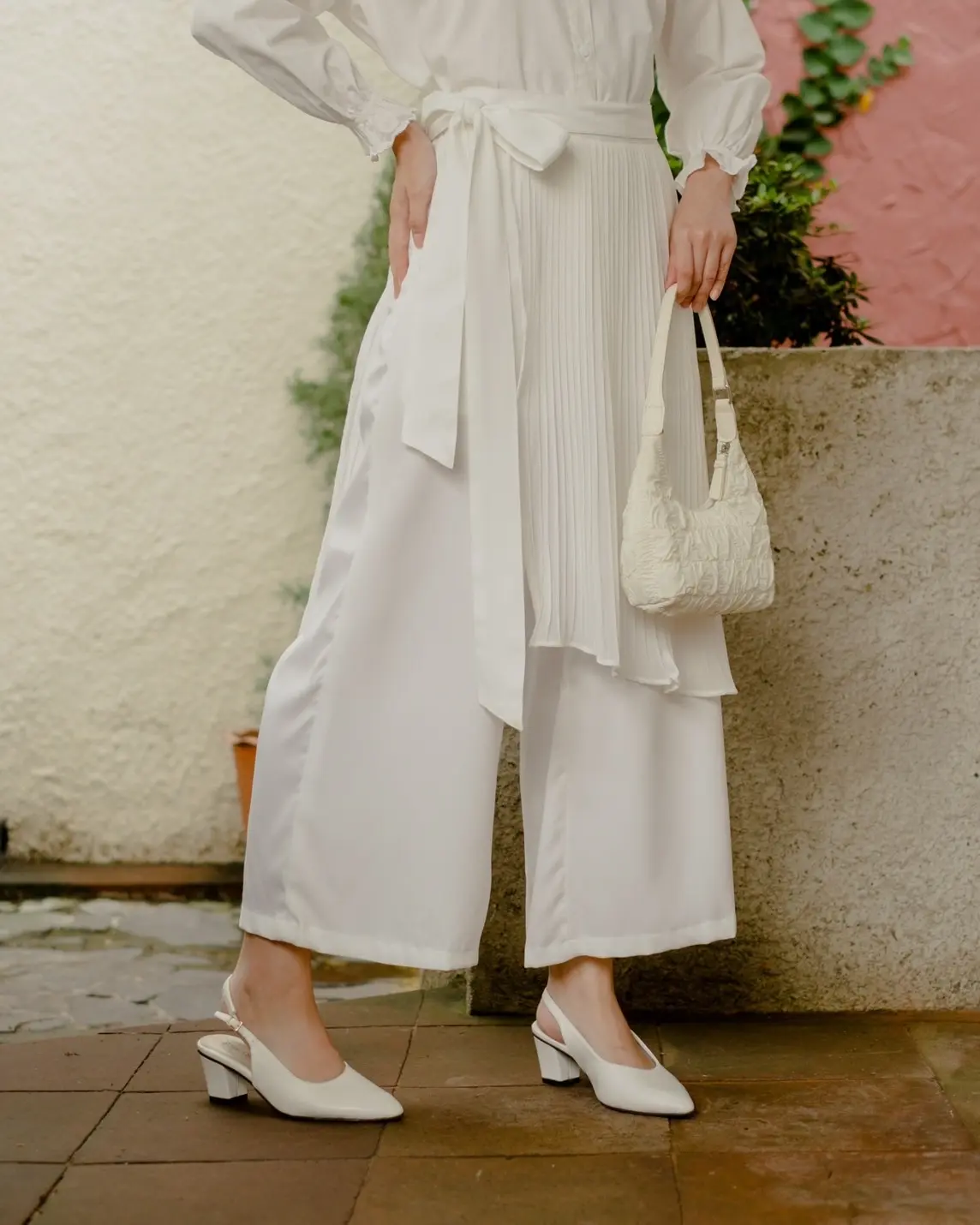 Talula Cullote Pants Broken White