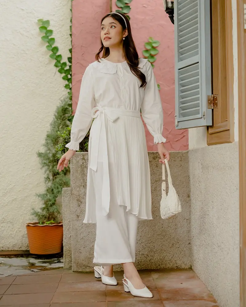 Talula Cullote Pants Broken White - Image 3