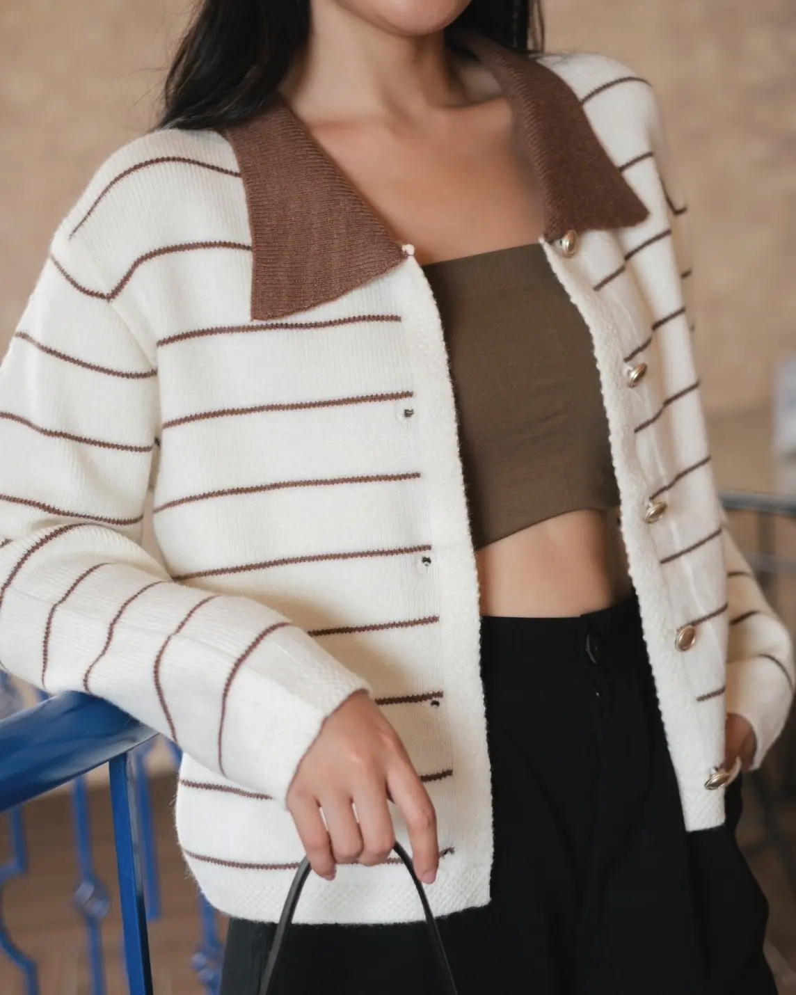 Ulaya Cardi Kode 223 Brown - Image 2