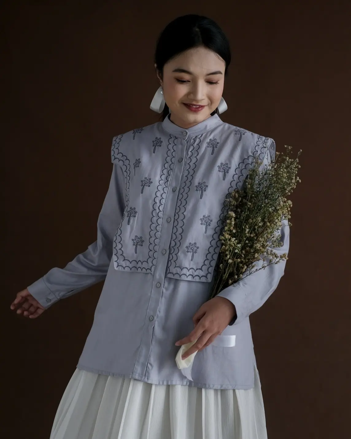 Valeria Longsleeve Kode 20166 Grey