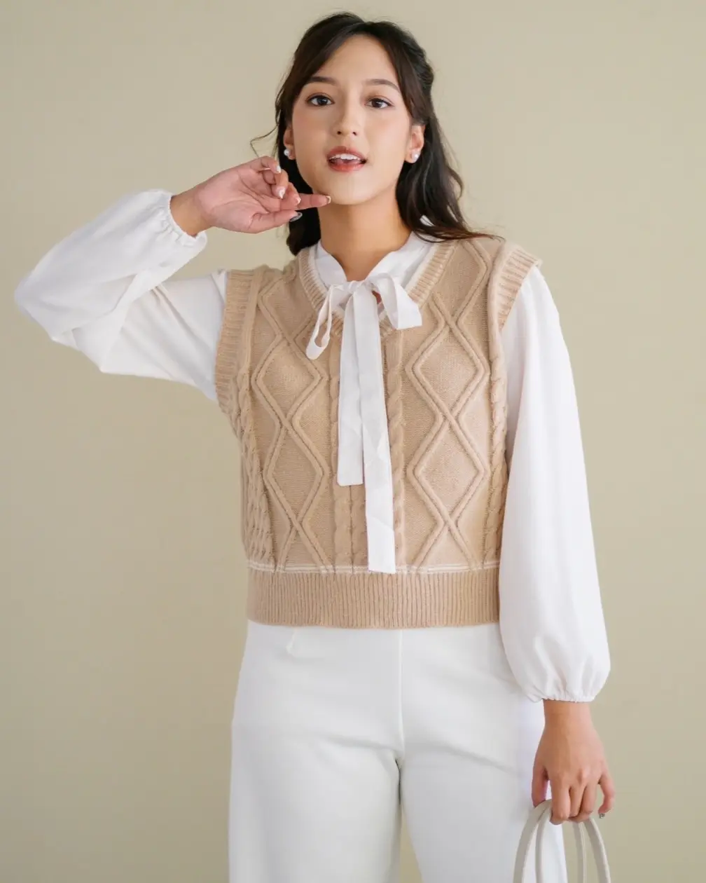 Verena Longsleeve Kode 233 Khaki