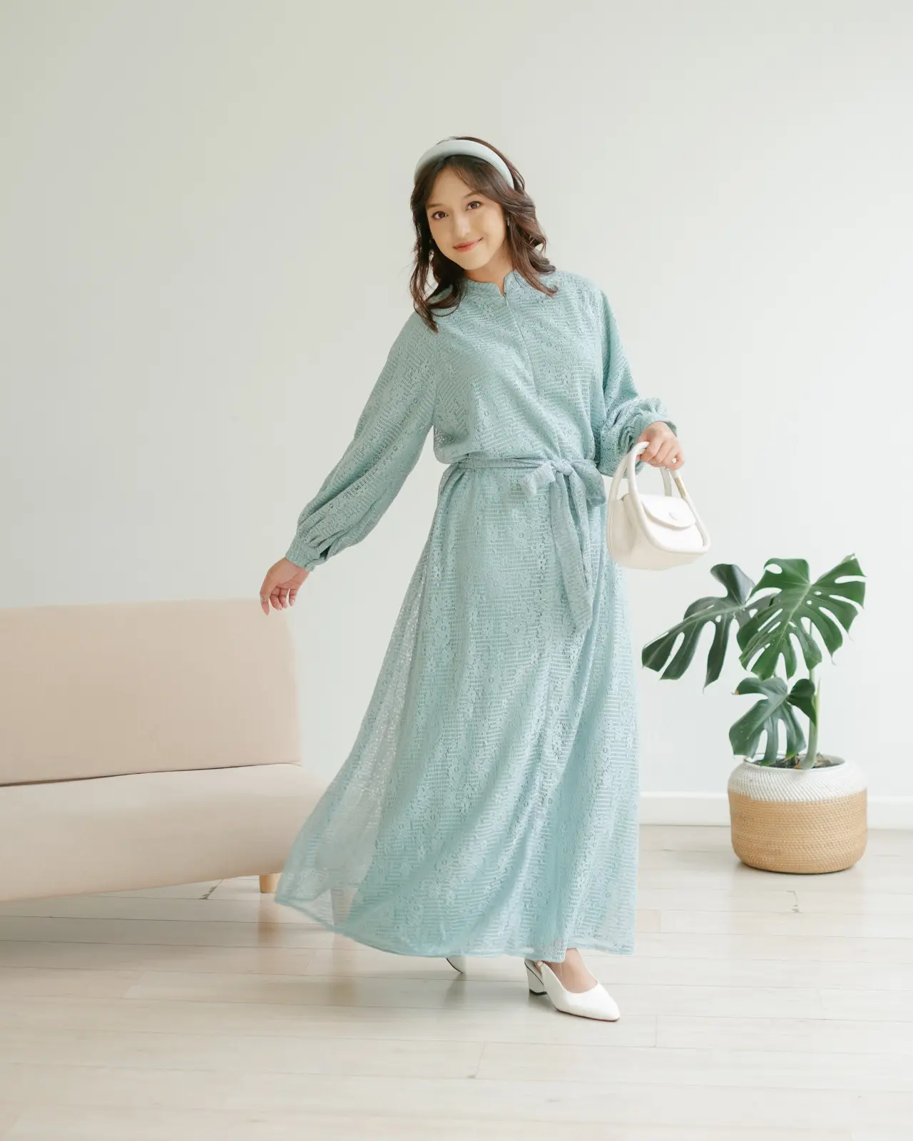 Videline Maxi Dress Kode 3126 Blue - Image 2