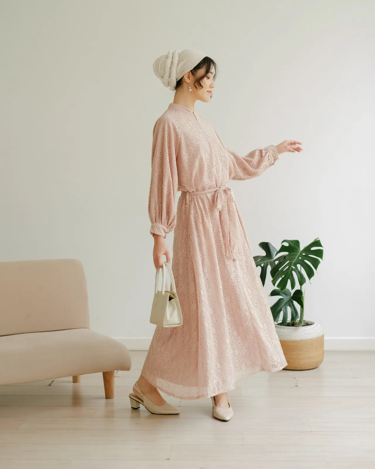 Videline Maxi Dress Kode 3126 Pink - Image 2