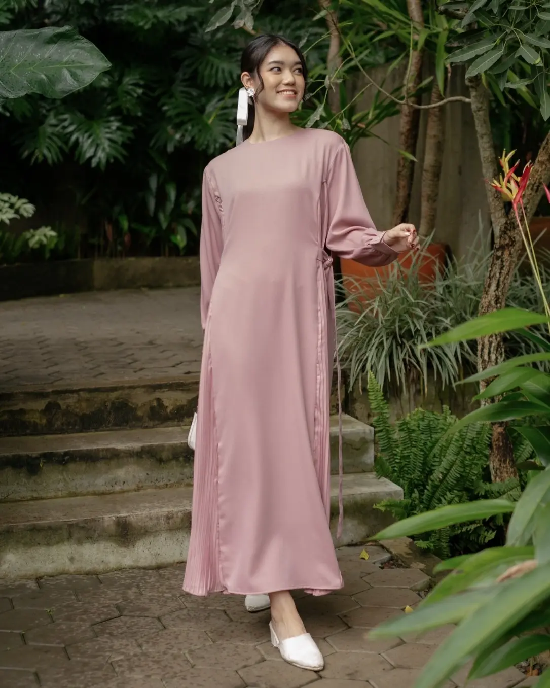Winena Maxi Dress Dusty Pink