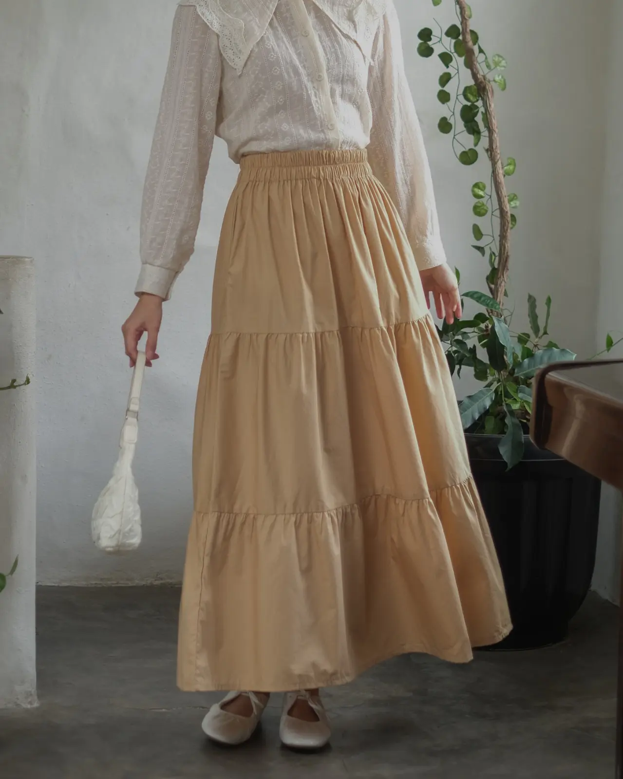 Xalvadora Skirt Kode 14724 Cream - Image 2