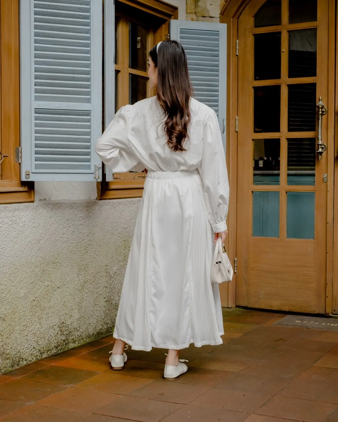 Yoreana Skirt Broken White - Image 3