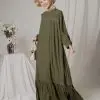 Zalisa Maxi Dress Army - Image 2