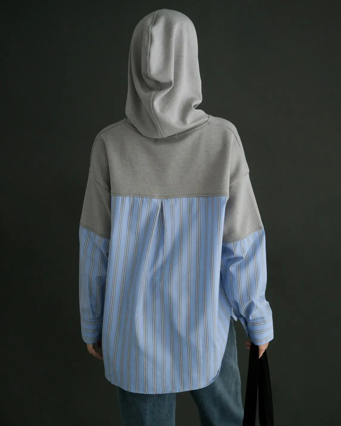 Pravina Hoodie Sweatshirt Kode 4067 Blue - Image 4