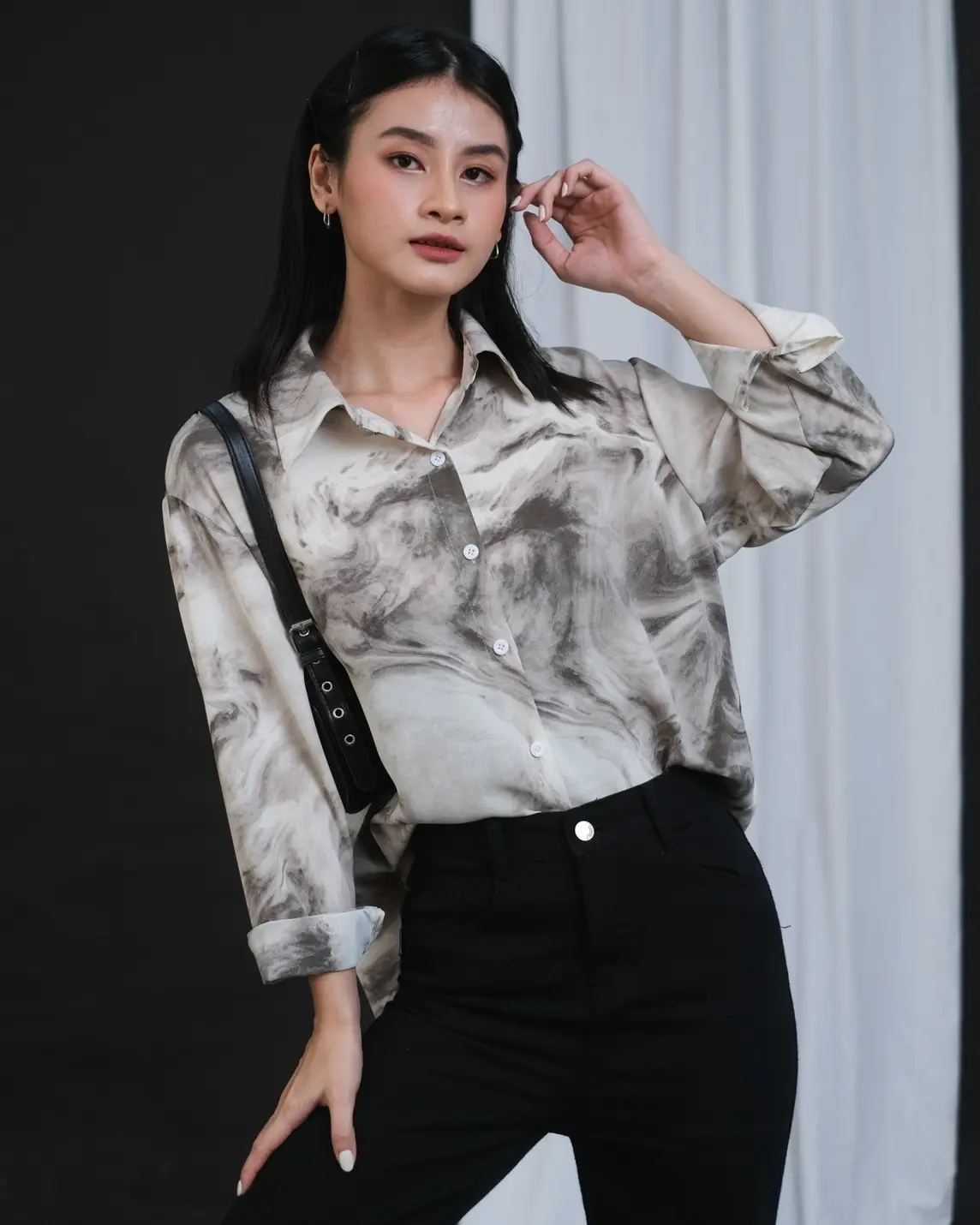 Valerie Shirt Kode 273 Dark Grey