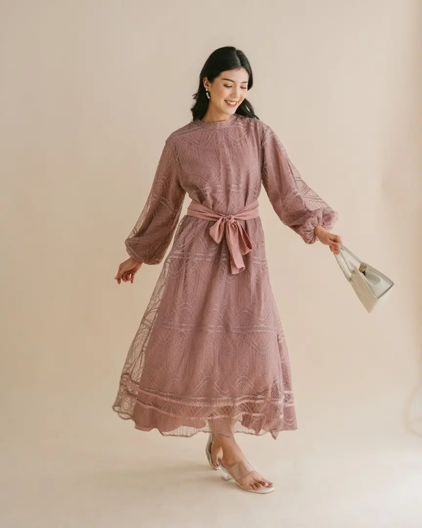 Zelena Maxi Dress Mauve