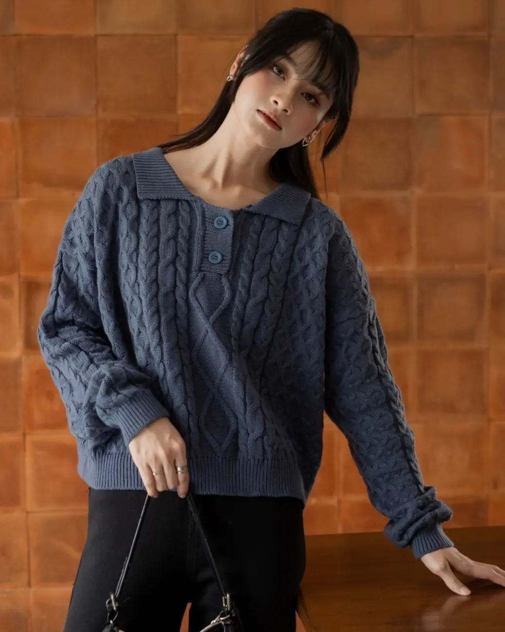 Adelaide Sweater Blue