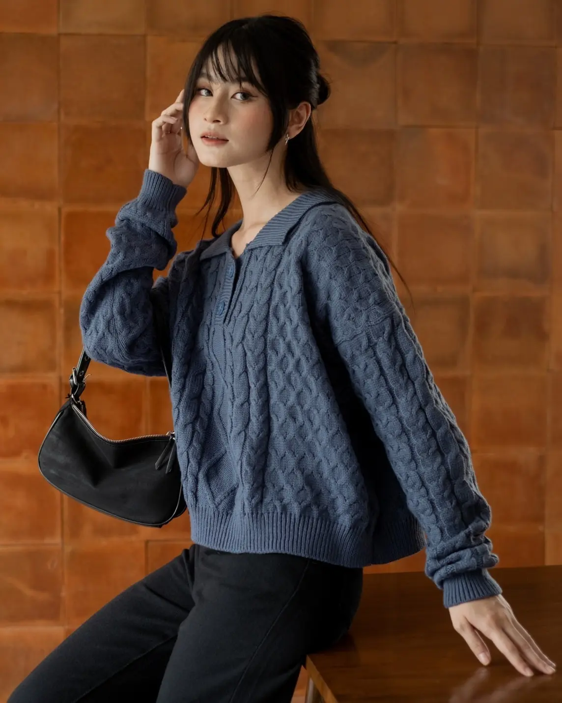 Adelaide Sweater Blue - Image 2